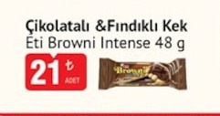 Çikolatalı & Fındıklı Kek Eti Browni Intense 48G