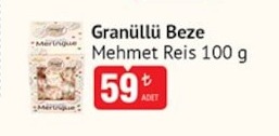 Mehmet Reis Granüllü Beze 100G