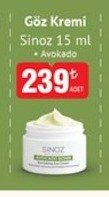 Sinoz Göz Kremi 15 Ml Avokado