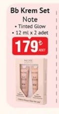 Bb Krem Set Note Tinted Glow 12Ml X 2 Adet