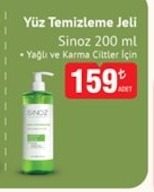 Yüz Temizleme Jeli Sinoz 200 Ml
