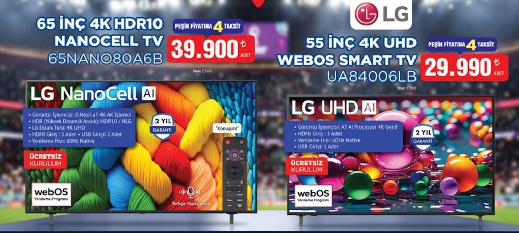 Lg 65 İnç 4K Hdr10 Nanocell Tv