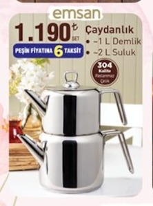 Emsan Çaydanlık Set