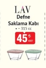 Lav Defne Saklama Kabı 315 Cc