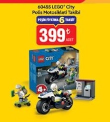 60455 Lego City Polis Motosikleti Takibi