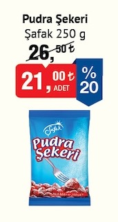 Şafak Pudra Şekeri 250G