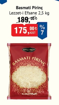 Lezzet-I Efsane Basmati Pirinç 2,5Kg