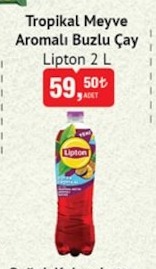 Lipton Tropikal Meyve Aromalı Buzlu Çay 2L