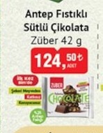 Züber Antep Fıstıklı Sütlü Çikolata 42G