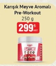 Pre-Workout Karışık Meyve Aromalı 250G