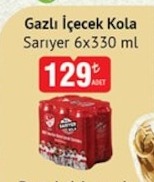 Gazlı İçecek Kola Sarıyer 6X330 Ml