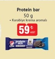 Protein Bar 50G Kurabiye Krema Aromalı