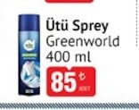 Ütü Sprey Greenworld 400 Ml
