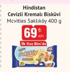 Mcvitıes Saklıkoy Hindistan Cevızlı Kremalı Bisküvi 400G