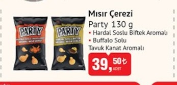 Party Mısır Çerezi 130G