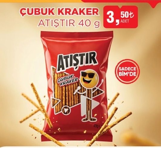 Atıştır Çubuk Kraker 40G
