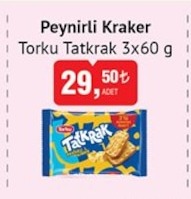 Torku Tatkrak Peynirli Krake 3X60 G