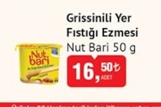 Nut Bari Grissinili Yer Fistigi Ezmesi Nut Bari 50G