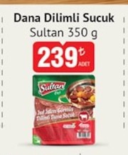 Dana Dilimli Sucuk Sultan 350 G