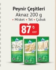 Peynir Çeşitleri Aknaz 200G