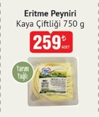 Kaya Çiftliği Eritme Peyniri 750G