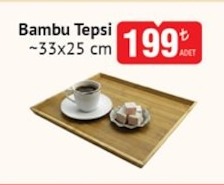 Bambu Tepsi ~33X25 Cm
