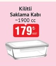 Kilitli Saklama Kabı 1900Cc