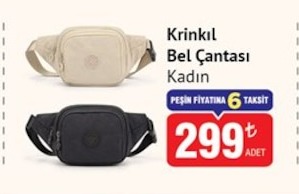 Krinkil Bel Çantası Kadın