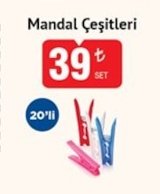 Mandal Çeşitleri 20'Li Set
