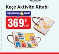 Keçe Aktivite Kitabı 1 Adet