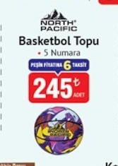 North Pacific Basketbol Topu 5 Numara