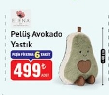 Peluş Avokado Yastık