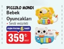 Piccolo Mondi Bebek Oyuncakları - Sesli Müzikli