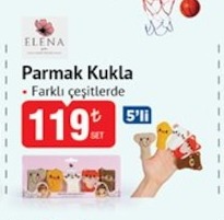 Parmak Kukla 5'Li Set