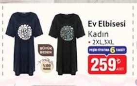 Ev Elbisesi Kadın 2Xl,3Xl