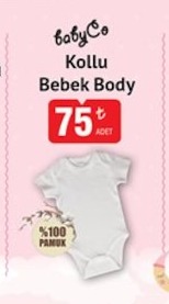 Babyco Kollu Bebek Body