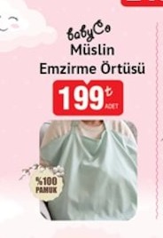 Baby&Co Müslin Emzirme Örtüsü