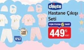 Chicco Hastane Çıkışı Seti 5'Li