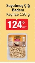 Soyulmuş Çiğ Badem Keyifçe 150 G