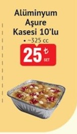 Alüminyum Aşure Kasesi 10'Lu
