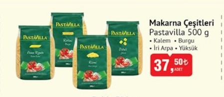 Pastavilla Makarna Çeşitleri 500G