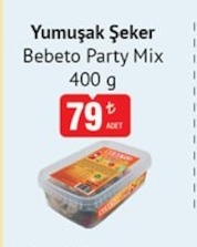 Yumuşak Şeker Bebeto Party Mix 400 G