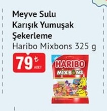 Meyve Sulu Karışık Yumuşak Şekerleme Haribo Mixbons 325 G