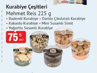 Kurabiye Çeşitleri Mehmet Reis 225G