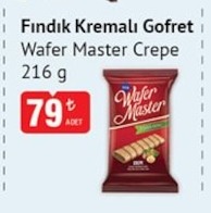Fındık Kremalı Gofret Wafer Master Crepe 216G