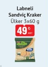 Labneli Sandviç Kraker Ülker 3X60G