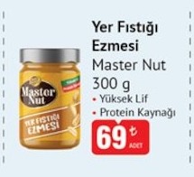 Master Nut Yer Fıstığı Ezmesi 300G