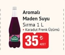 Sırma Aromalı Maden Suyu Karadut Frenk Üzümü 1 L