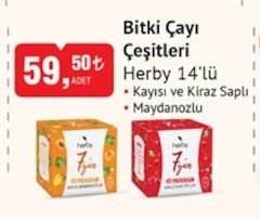 Herby Bitki Çayı Çeşitleri 14'Lü