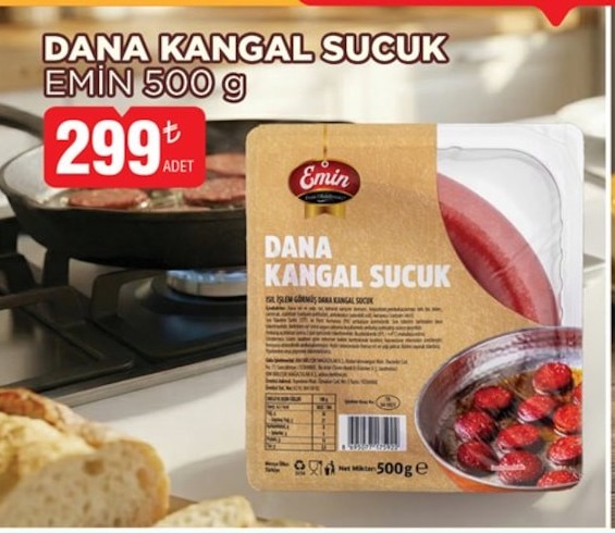 Emin Dana Kangal Sucuk 500G